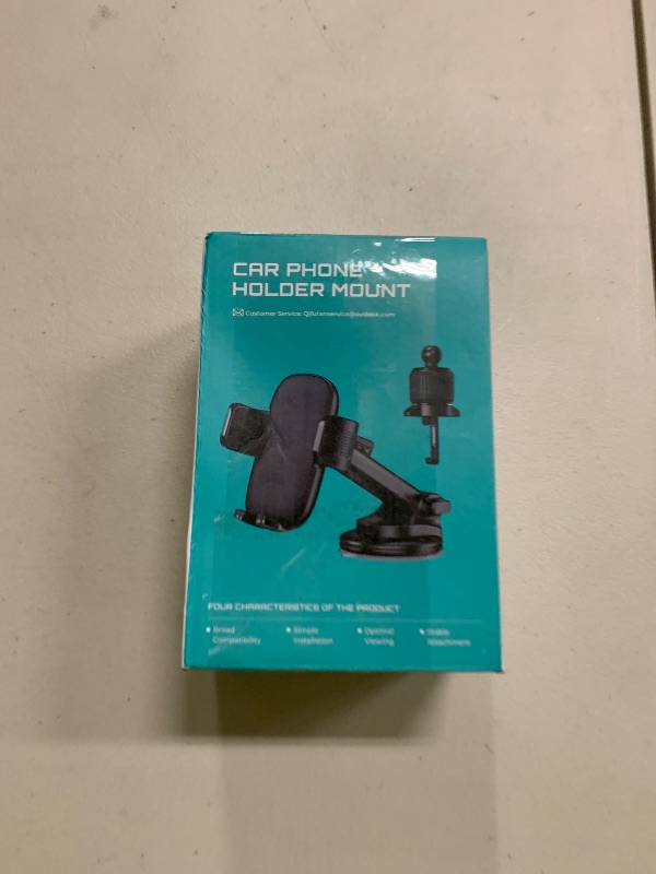 Photo 1 of Qifutan Car Phone Holder Mount Phone Mount for Car Windshield Dashboard Air Vent Universal Hands Free Automobile Cell Phone Holder Fit for iPhone Smartphone Camera Mounts