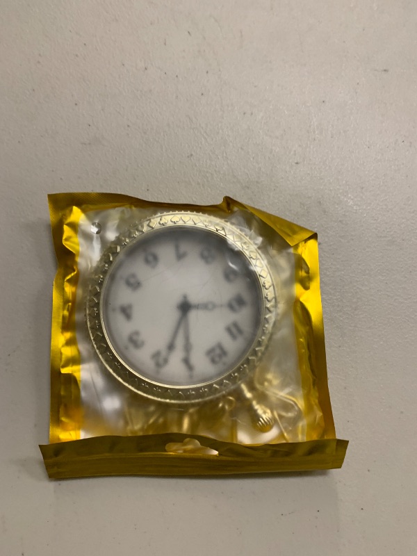 Photo 1 of 3.7 Inches Diameter Gold Prop Pocket Watch for Red Halloween Cosplay Party(NO Function)