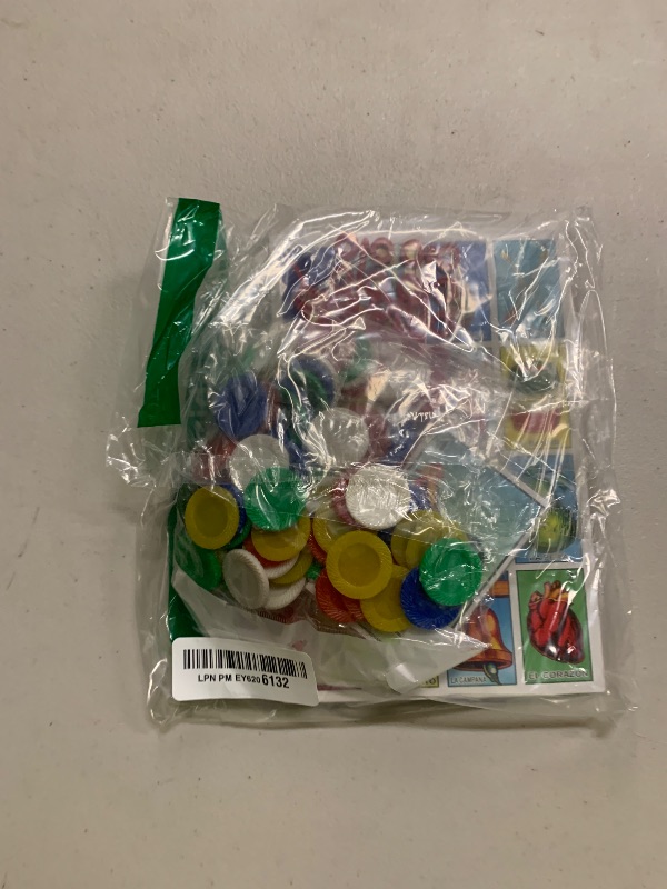 Photo 1 of The Mexican Bingo Game with 100 Bingo Chips for 20 Players Made in Mexico - Mexican Gifts de lujo Mexicano - Spanish Bingo - Juegos de mesa - Spanish Board Games