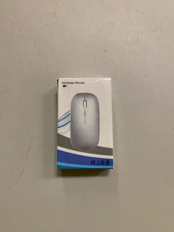 Photo 1 of WREANU Wireless Bluetooth Mouse Rechargeable Laptop Mice with LED Lights Silent Slim Use(BT5.2 and 2.4G Portable USB Receiver)Dual Mode Computer Mouse for Laptop/iPad/Tablet/Apple/Computer/Mac(Purple)