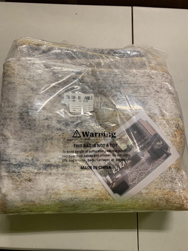 Photo 1 of 2'6''x16' Washable Kitchen Runner Rug: Modern Abstract Runners for Hallway Soft Non Slip Rugs with Rubber Backing Low Pile Thin Floor Carpet for Entryway Bedroom Bathroom Indoor(Grey/Yellow,2'6''x16')