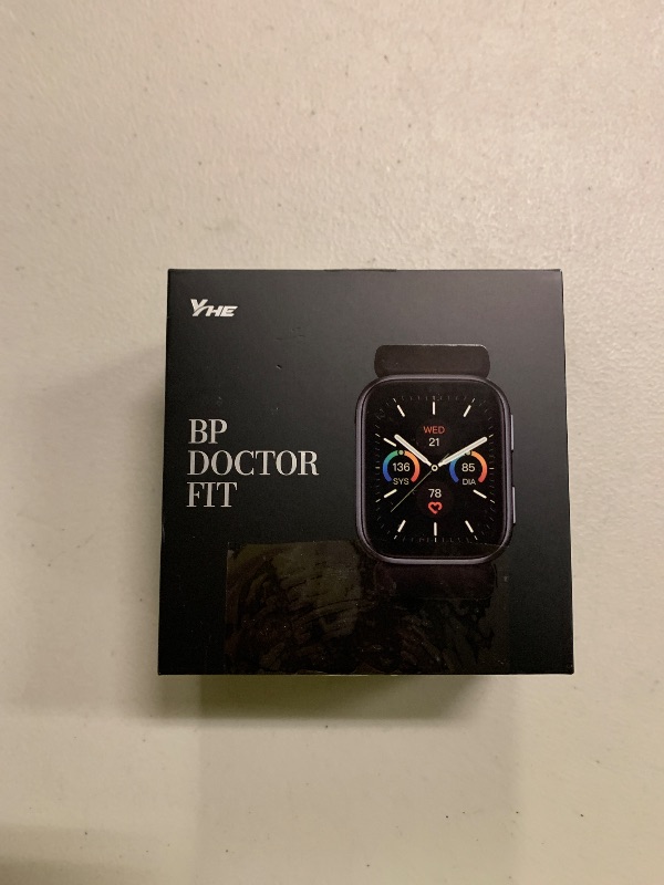 Photo 1 of YHE Smart Watch Blood Pressure, 1.95'' Blood Pressure Monitor with Air Pump Band, Blood Pressure Watch for Sleep and Sports Tracking for Android iOS Supports Data Sharing, Reminder Monitoring Etc