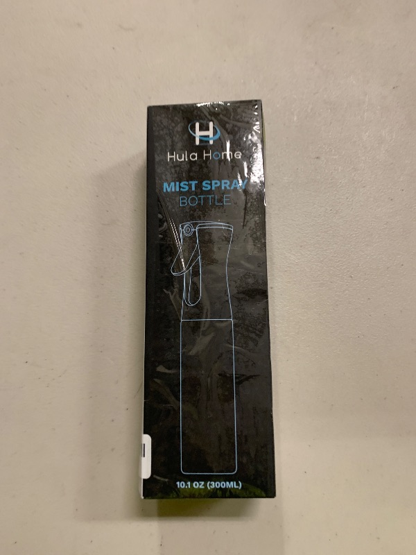 Photo 1 of Hula Home Continuous Spray Bottle for Hair (10.1oz/300ml) Empty Ultra Fine Plastic Water Mist Sprayer – For Hairstyling, Cleaning, Salons, Plants, Essential Oil Scents & More - Blue