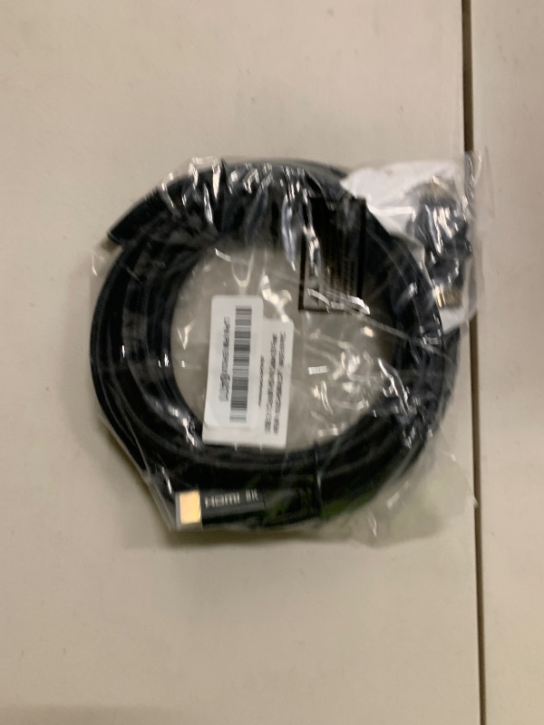 Photo 1 of 8K USB C to HDMI 2.1 Cable 20FT, (8K@60Hz,4K@120Hz, HDR), Braided Cord, Thunderbolt 3/4 Compatible, for iPhone 15 Series, MacBook Pro/Air, iPad Pro, Galaxy S23, Surface, Dell, HP, with 2 HDMI Adapters