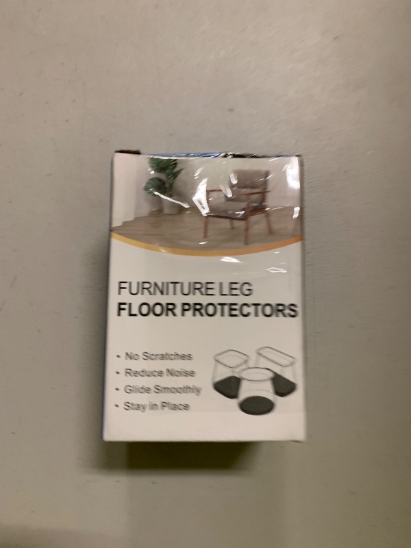 Photo 1 of 24 Pcs Chair Leg Floor Protectors for Hardwood Floors Silicone Covers to Protect Wood Tile Floors Felt Bottom Furniture Leg Caps Anti-Scratch Reduce Noise (Fit:0.9"-1.29")