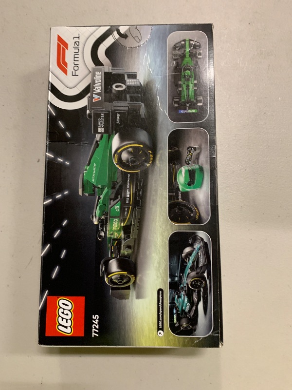 Photo 1 of LEGO Speed Champions Aston Martin Aramco F1 AMR24 Race Car Toy - Building Set for Kids, Boys & Girls, Ages 10+ - Toy Car for F1 Fans - Gift Idea for Birthday - 77245