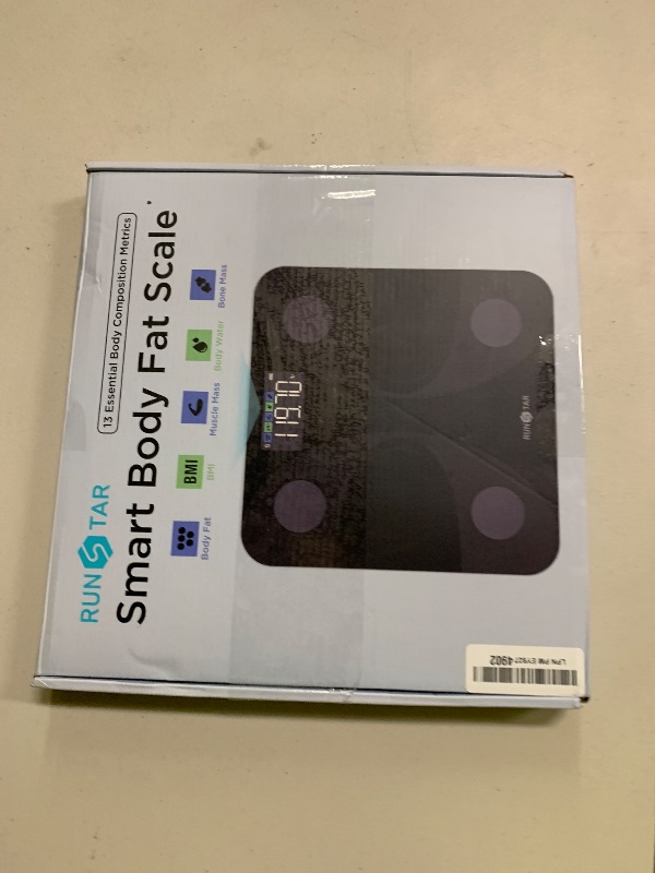 Photo 1 of Scale for Body Weight and Fat Percentage, RunSTAR Digital Accurate Bathroom Smart Scale with Large Display, FSA&HSA Eligible 13 Body Composition Analyzer Sync App