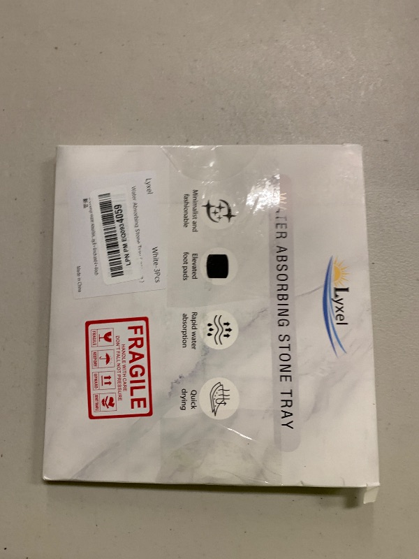 Photo 1 of 3PCS Water Absorbing Stone Tray, DryingNeat Diatomite Stone Sink Tray, Instant Dry Sink Coasters, Kitchen Sponge Hand Soap Holder, Bathroom Sink Vanity Trays,8 * 4inch and 4 * 4inch