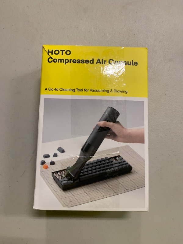 Photo 1 of HOTO Handheld Vacuum Cleaner Cordless, Desk Vacuum Cleaner Compressed Electric Air Duster 15000Pa Suction, 4-in-1 Portable Vortex Vacuum Dust Buster Air Blower for Computer, Keyboard