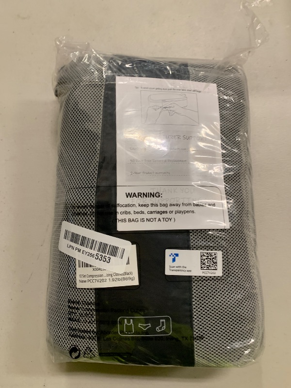 Photo 1 of 10 Set Compression Packing Cubes for Travel Essentials,Compressible Expandable Packing Cubes for Suitcase,OlarHike Luggage Organizer Bags for Travel,Handy Helper for Organizing Clothes(Black)