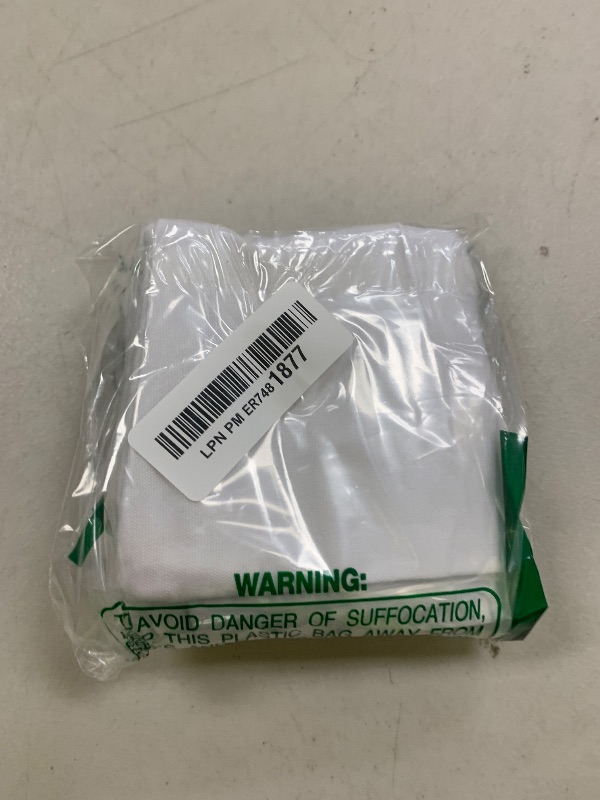 Photo 1 of TAOSON Decorative 100% Cotton Canvas Square Solid Toss Pillowcase Cushion Cover Pillow Case with Hidden Zipper Closure Only Cover No Insert - White 18"x18"(45x45cm)