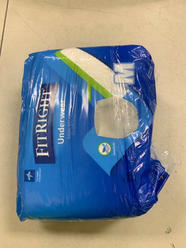 Photo 1 of FitRight Super Protective Incontinence Underwear, Maximum Absorbency, Medium, 28 to 40", 20 Count