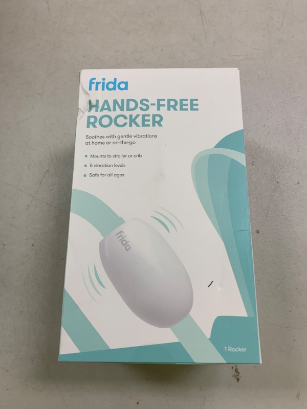 Photo 1 of Frida Baby Hands-Free Stroller Rocker Device with 5 Vibration Levels, Universal Stroller Accessories, Rechargeable Portable Rocker for Cribs & Strollers, Water-Resistant Baby Soother