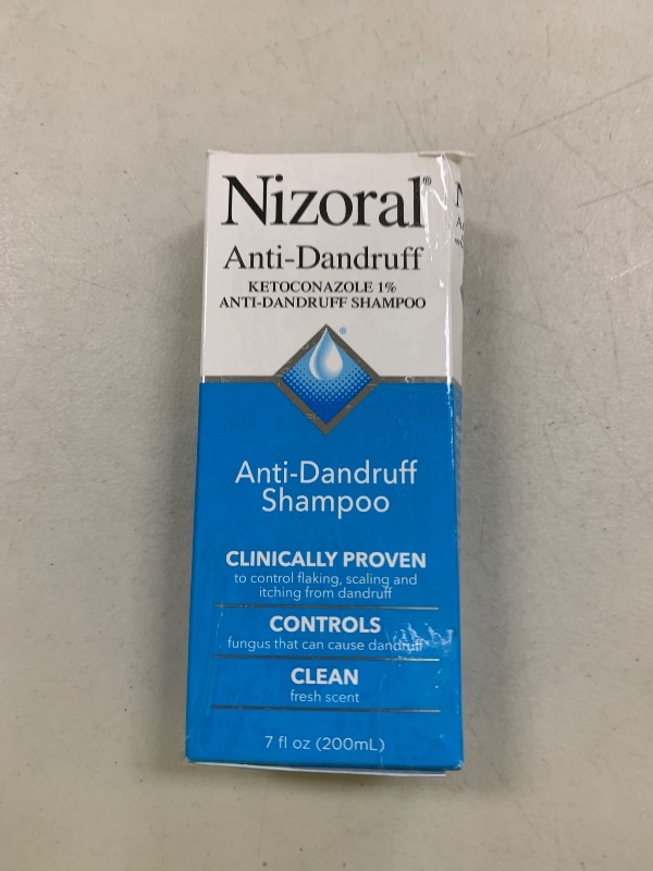 Photo 1 of Nizoral Anti-Dandruff Shampoo with 1% Ketoconazole, Fresh Scent, 7 Fl Oz