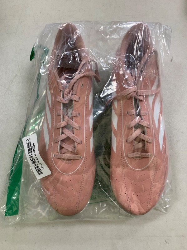 Photo 1 of adidas Unisex-Adult Goletto IX Firm Ground/Multi Ground Soccer, Wonder Mauve/White/Wonder Mauve, 8