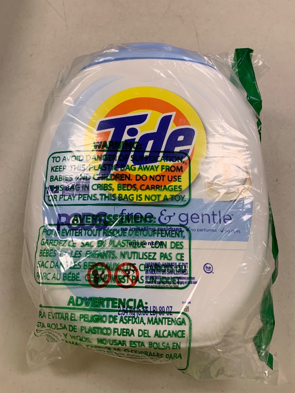 Photo 1 of Tide PODS Free & Gentle Laundry Detergent Soap Pacs, 112 Count, Tide PODS Laundry Detergent