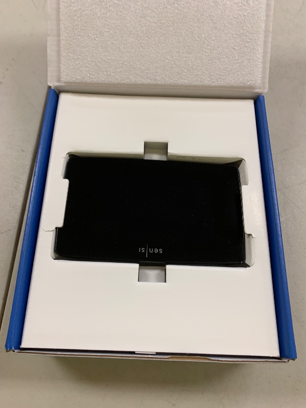 Photo 1 of Emerson Sensi Touch Wi-Fi Smart Thermostat with Touchscreen Color Display, Works with Alexa, Energy Star Certified, C-wire Required, ST75 Black 5.625" x 3.4" x 1.17"
