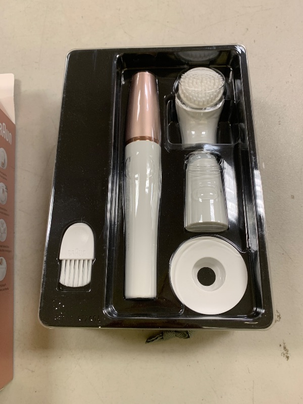 Photo 1 of Braun Face Epilator Facespa Pro 911, Facial Hair Removal for Women, Hair Removal Device, 3-in-1 Epilating, Cleansing Brush and Skin Toning with 3 Extras