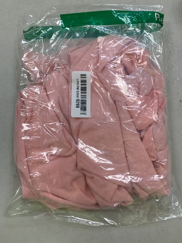 Photo 1 of MIYIEONZ Women Sleeveless Sexy V Neck Bodycon Mini Dress Summer Side Slit Mesh Irregular Ruffle Hem Backless Short Dress Light Pink