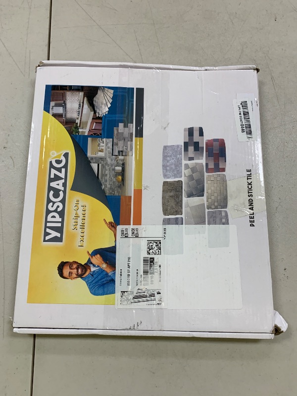 Photo 1 of 5 Sheet Peel & Stick Wall Tile, PVC Kitchen Backsplash, Stick on Tiles for Kitchen (12'' X 12'', Rusty)