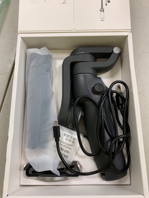Photo 1 of DJI Osmo Mobile 6 Gimbal Stabilizer for Smartphones, 3-Axis Phone Gimbal, Built-In Extension Rod, Object Tracking, Portable and Foldable, Vlogging Stabilizer, YouTube TikTok, Slate Gray
