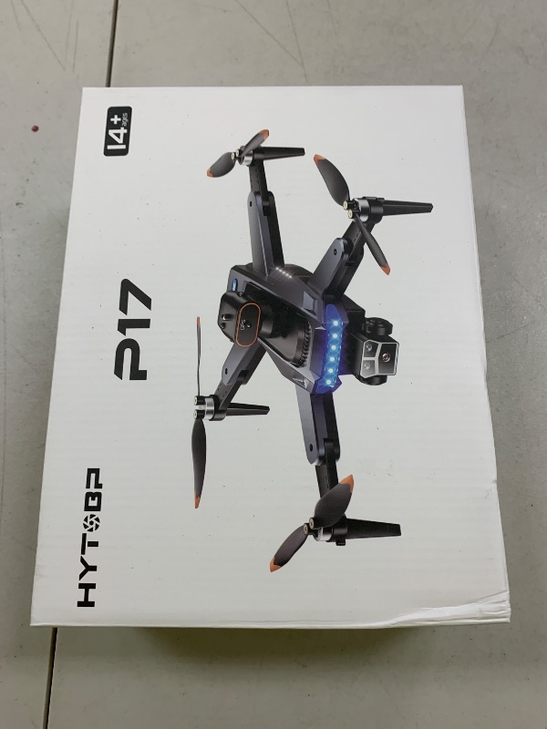 Photo 1 of GPS Drones with 4K Camera for Adults Under 249g, P17 Drone with Brushless Motor 5G Transmission, 3 Batteries, Follow Me, Smart Return Home, Foldable FPV Drone for Long Distance (Black)