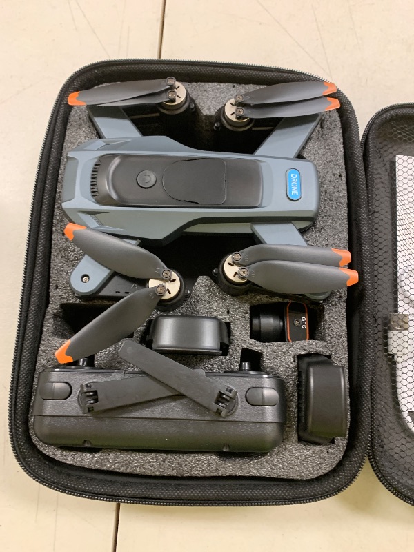 Photo 1 of GPS Drones with 4K Camera for Adults Under 249g, P17 Drone with Brushless Motor 5G Transmission, 3 Batteries, Follow Me, Smart Return Home, Foldable FPV Drone for Long Distance (Black)