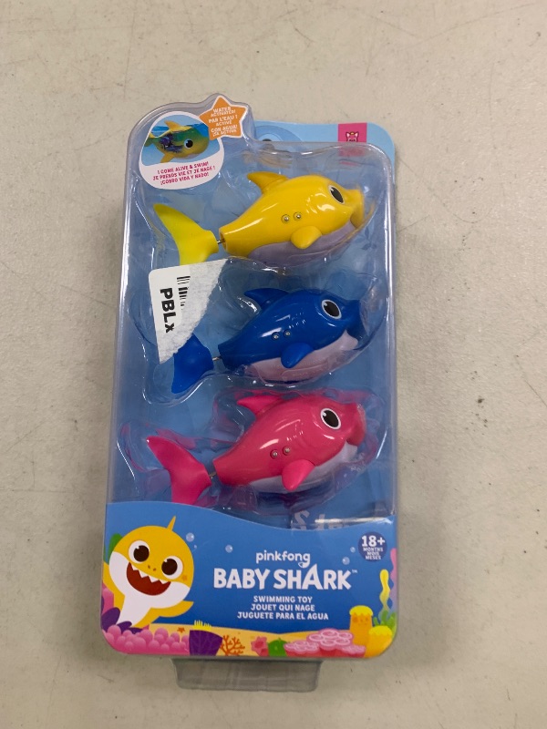 Photo 1 of Robo Alive Junior Baby Shark New Silicon Fins Version Swimming Mini Baby Shark (3 Pack) by ZURU