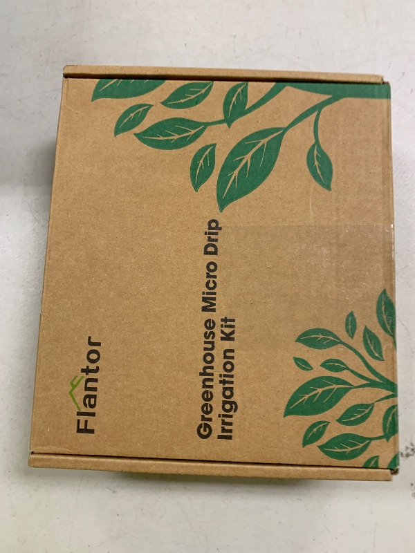 Photo 1 of Flantor Drip Irrigation Kit, Drip Irrigation System for Garden with 1/4" Irrigation Tubing DIY Saving Water Automatic Watering System for Garden, Greenhouse, Flower Bed, Patio, Lawn