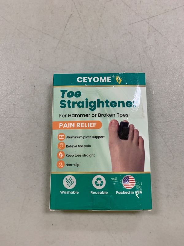 Photo 1 of Hammer Toe Correctors for Women & Men - 4 Pack Toe Splints & Wraps for All-Day Comfort for Walking, Running or Rest - Relieve Discomfort from Bent, Curled & Broken Toes