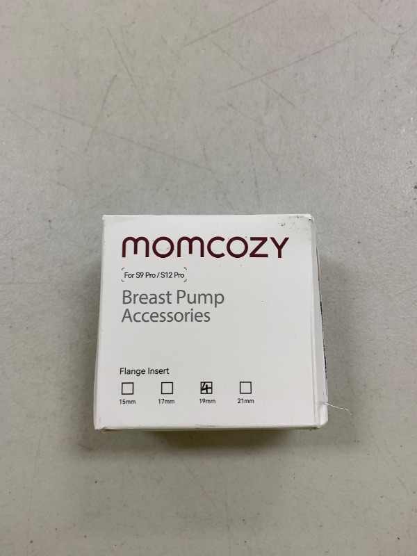 Photo 1 of Momcozy Flange Insert 19mm Compatible with 24mm Flange/Shield of Most Pumps, Insert for Breast Pump Replacement Accessories, 4PCS 19mm
