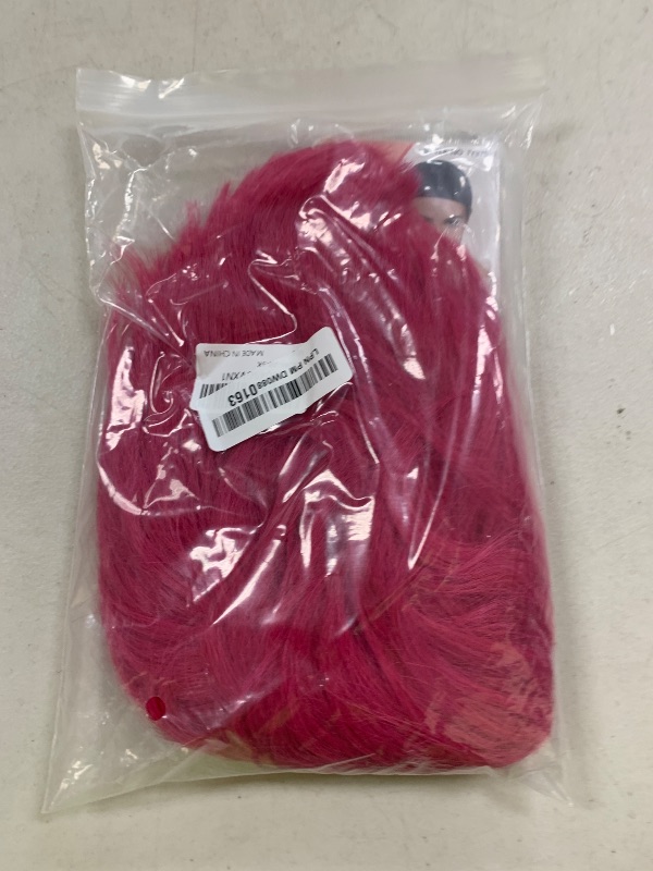 Photo 1 of WTHCOS Short Hot Pink Wigs for Boys Men Cartoon Movie Halloween Cosplay Costume Animie Wig