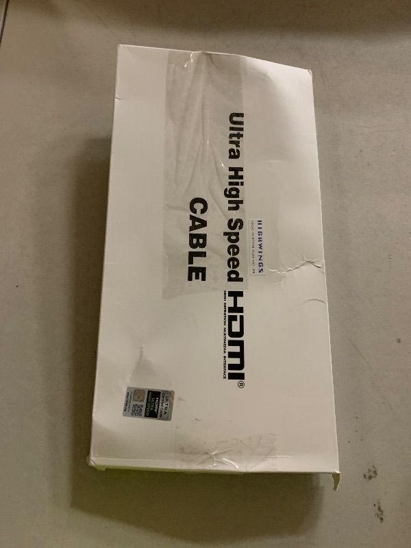 Photo 1 of 10K 8K HDMI 2.1 Cable 2-Pack 6.6FT, Highwings Certified 48Gbps Ultra High Speed Slim HDMI Cord,Support 4K@120Hz 8K@60Hz, HDCP 2.2&2.3, Dynamic HDR,eARC,DTS:X, Compatible with Roku TV/HDTV/PS5/Blu-ray