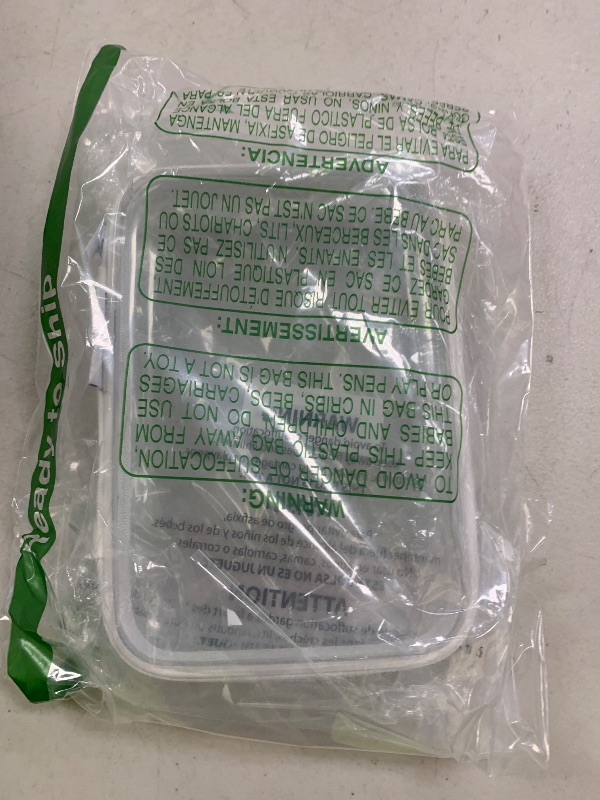 Photo 1 of Sanwuta 6 Pcs Clear Hard Zipper Case Pencil Pouches Hard Plastic Zipper Pouches Makeup Bag Transparent Cases for Snacks Plastic Storage Organizer Box for Travel(White,5 x 5 x 2 Inch)