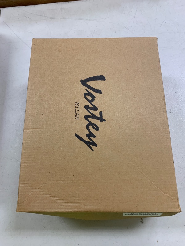 Photo 1 of Vostey Men's Boots Black Boots for Men Casual Boots Motorcycle Combat Ankle Dress Boots Mens (BMY678A black 09.5)