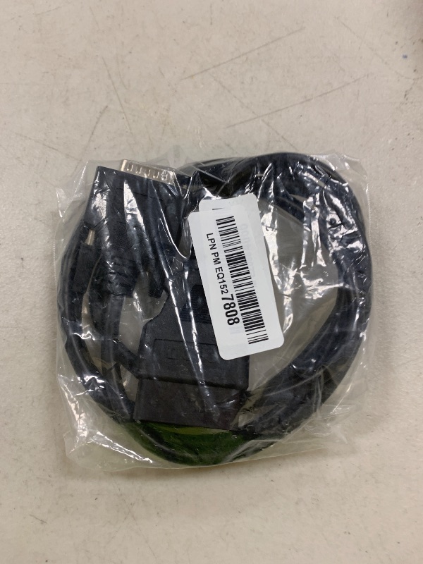 Photo 1 of X AUTOHAUX 1.5m OBDII OBD2 Male to 15 Pin Male Main Cable Diagnostic Tool Adapter Connector Cable for Autel MaxiDiag Elite MD802 Scanner