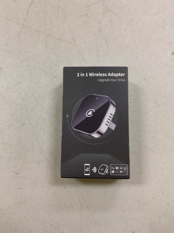 Photo 1 of Teeran 2 in 1 Wireless CarPlay and Android Auto Adapter, Easy Setup Plug and Play, Fast Seamless Use Supports 1000+ Car's with Built-in Wired Car Play/Android Auto, Compact Sleek Design Car Adapter