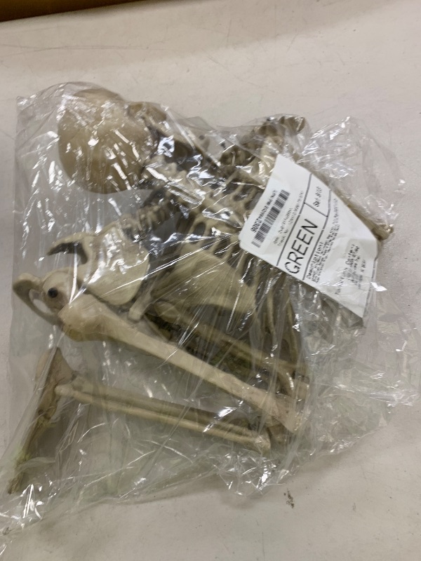 Photo 1 of yosager 3ft/90cm Halloween Skeleton, Full Body Skeleton, Life Size Human Bones Pose-N-Stay Realistic with Adjustable Joints, Pose Skeleton Prop, Haunted House Decor