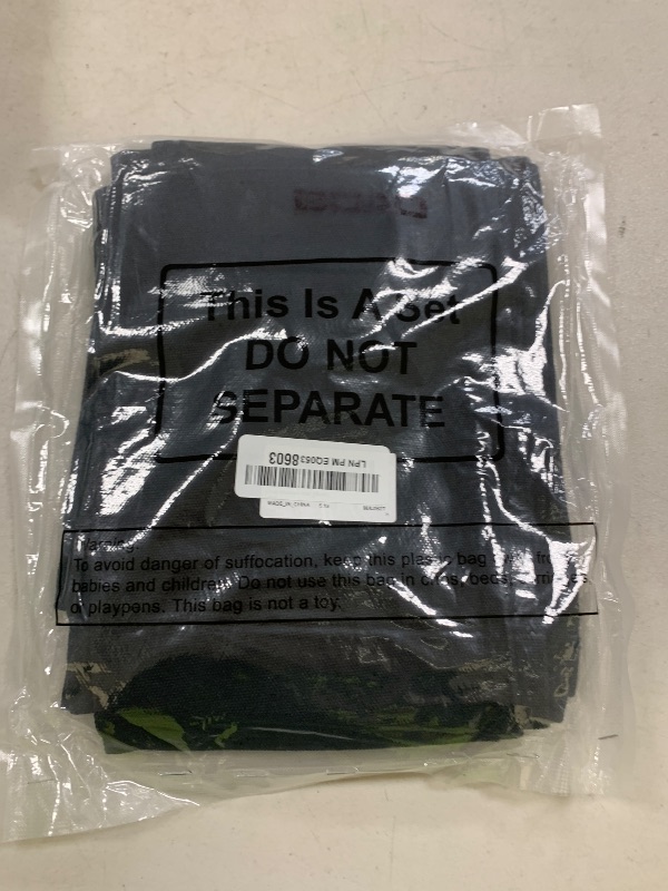 Photo 1 of 2 Set Directors Chair Canvas Replacement, Makeup Chair Seat and Back Replacement Cotton Canvas Stool Protector for Home Director Chair Medium Size (Black)