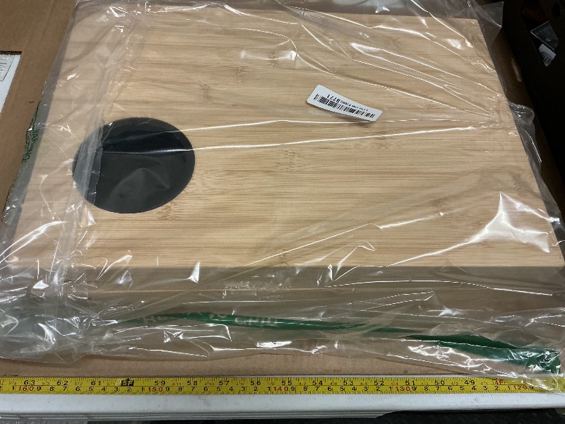 Photo 1 of 31" Bamboo Bed Tray Table, Foldable Breakfast in Bed Tray Volume-Minimizing Design, Portable Adjustable Lap Tray for Eating and Laptop Multi-Use for Bed, Couch & Floor (Natural Wood)