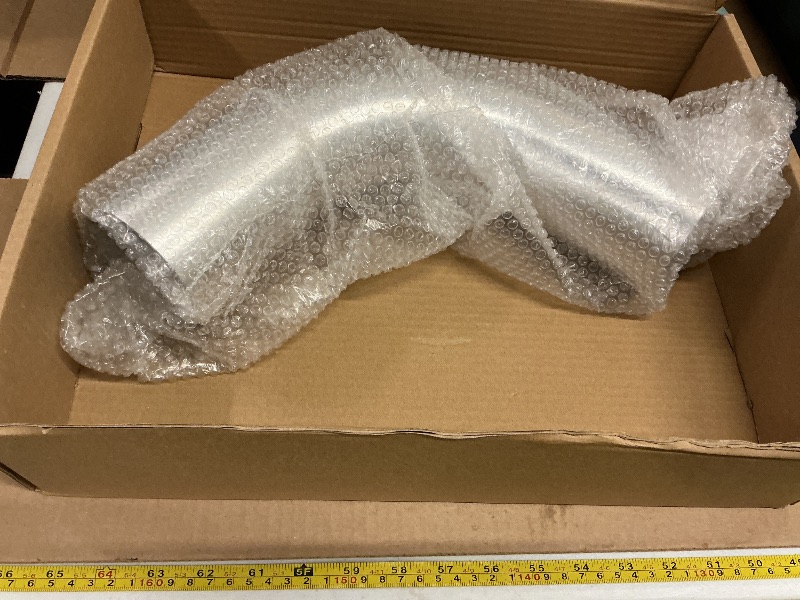 Photo 1 of 1pc only. Podavelle 90 Degree Elbow 3.5 Inch 89mm OD Aluminum Intercooler Pipe Piping Air Intake Tube 1.5D Radius, Brushed Finish,