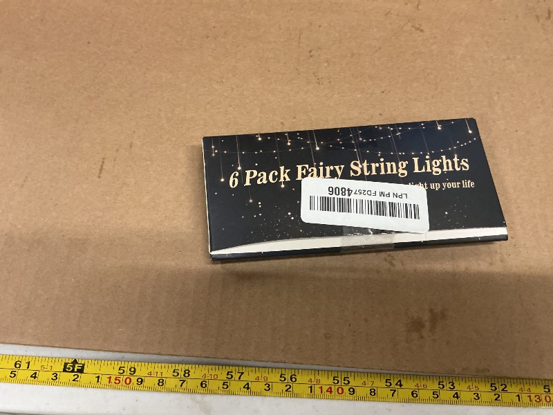 Photo 1 of 6 Pack Fairy Lights Battery Operated 7ft 20 LED Mini String Lights Twinkle Lights Silver Wire Firefly Starry Moon Lights for Mason Jars Wedding Party Christmas Centerpiece Table Decorations,Warm White