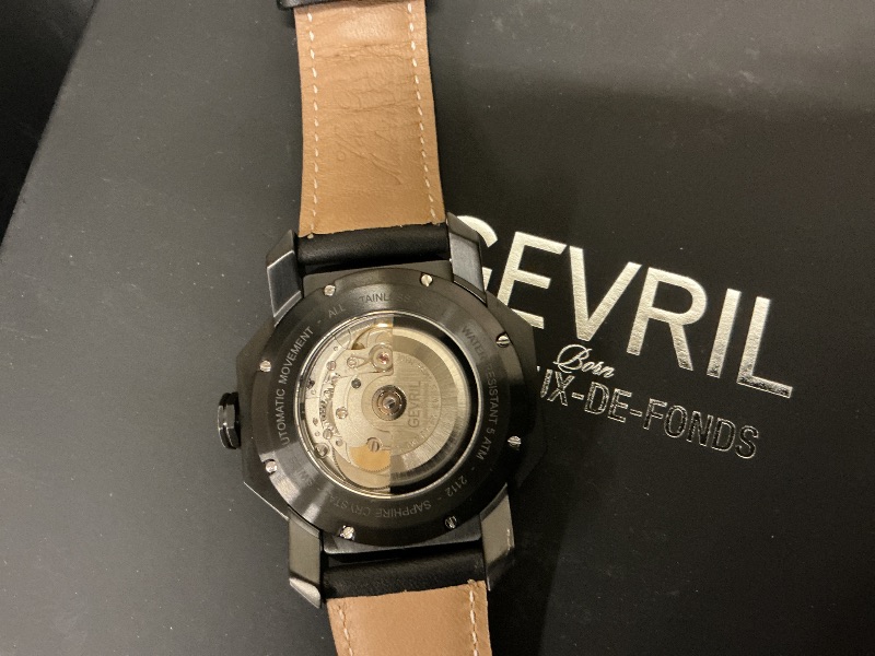 Photo 1 of Gevril  Watch, Genuine Italian Leather Strap



