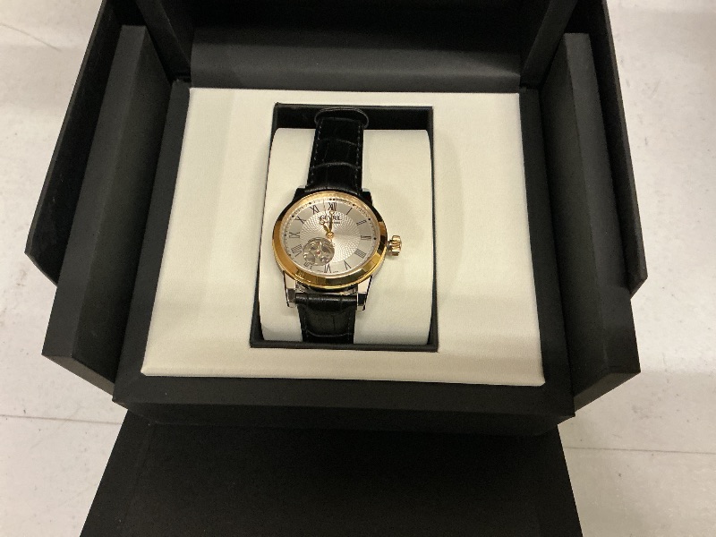 Photo 1 of Gevril Men's Madison Swiss Automatic Watch, Genuine Italian Leather Strap