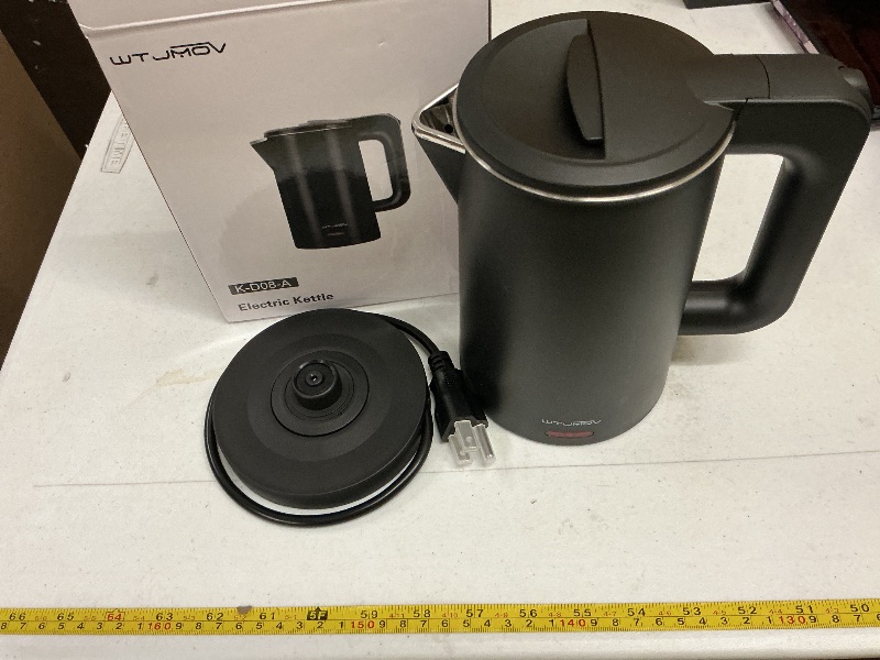 Photo 1 of 0.8L Electric Kettle Stainless Steel, 800 Watts Small Electric Kettle 27 Ounce Fast Boil Auto Shut-off, Portable Water Boiler for Small Kitchen, Business Trip and More