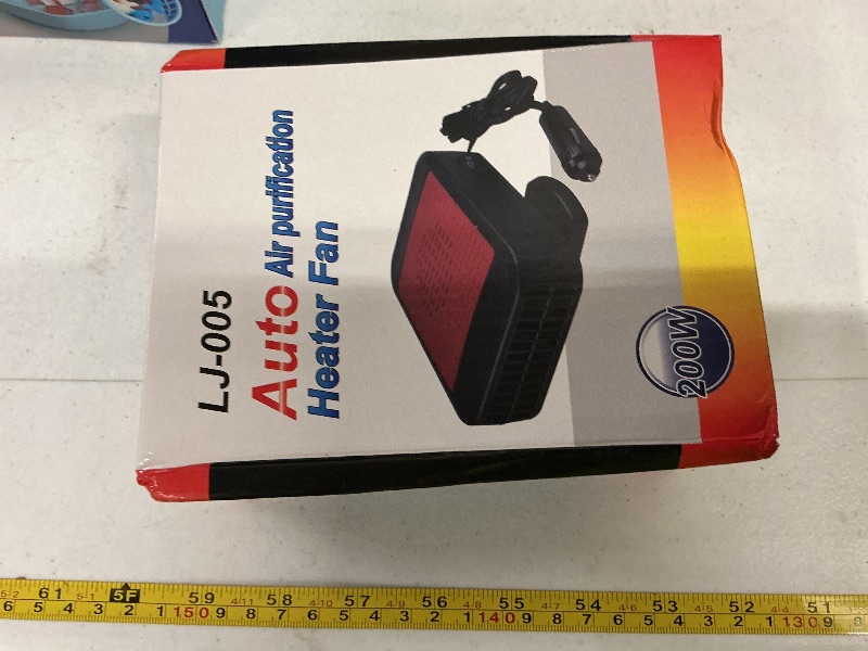 Photo 1 of 12V Car Heater & Defroster,2 in1 Fast Heating & Cooling Fan,Plug In Car Heater for Windshield Defogger with 360° Rotary Base