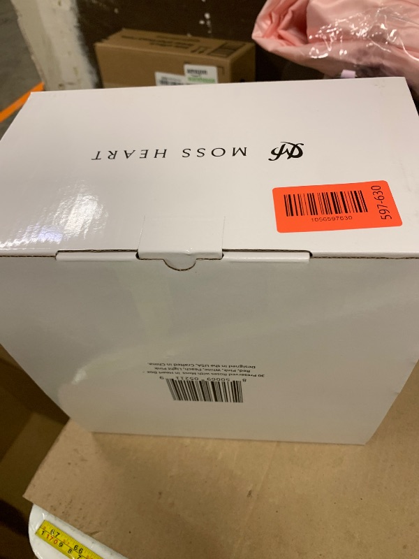 Photo 1 of 30 Preserved Roses, Petite Forever Flowers for Delivery in Designer Heart-Shaped Box, Long-Lasting Buds, for Women, Eternal Rose Bouquet for Girlfriend’s Birthday