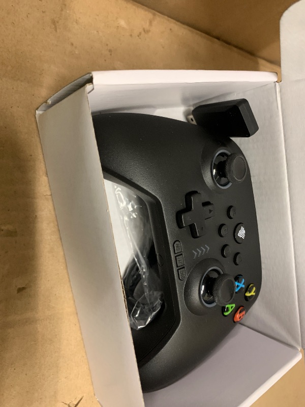 Photo 1 of 2.4G Wireless PC/Switch Controller with RGB Lighting/Programming Keys/Hall Joysticks/Hall Triggers/Vibrations,Three-Mode Switch Controller,Plug and Play Work for Windows PC, Android, Switch, Steam,TV