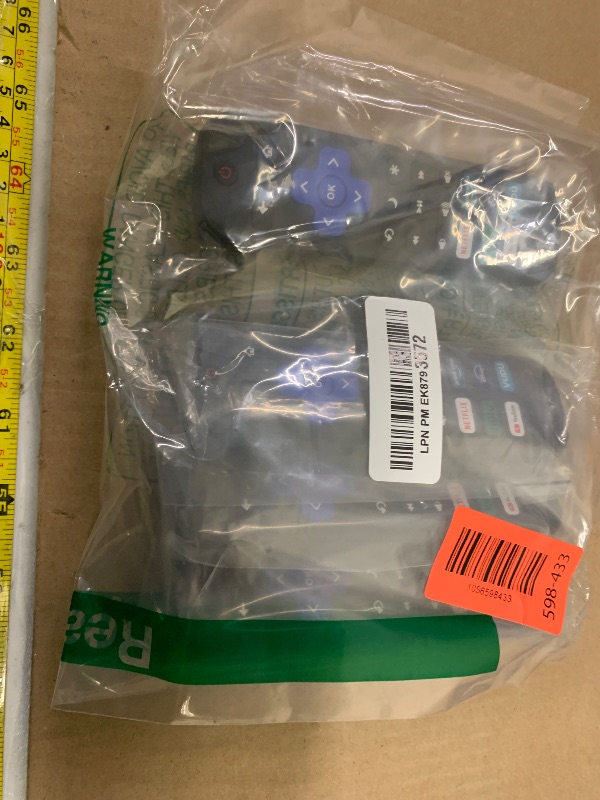 Photo 1 of 4 Pack Replacement Remote Control Only for Roku TV, Compatible with All TCL Roku/Hisense Roku/Onn Roku/Sharp/Philips Roku (Not for Roku Stick, Box or Speaker)