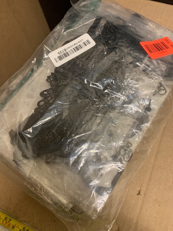 Photo 1 of 20 Pieces Lace Mask Masquerade Venetian Eyemask Halloween Sexy Woman Lace Mask for Halloween Masquerade Carnival Party Costume Ball, Black